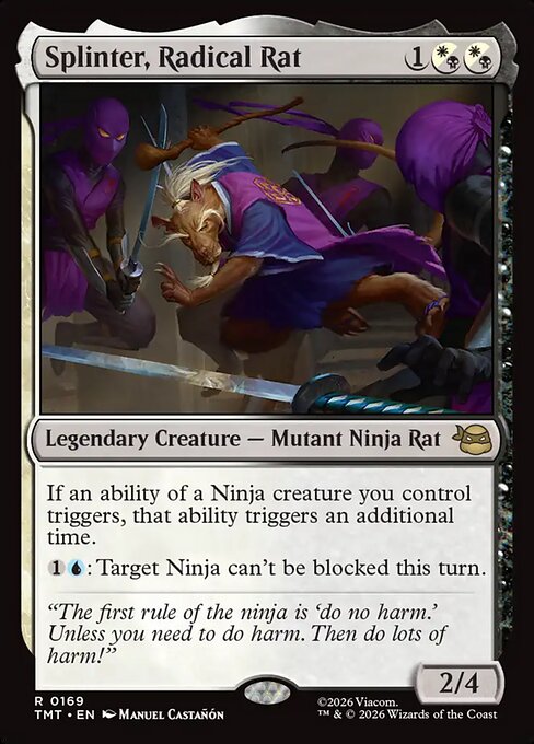 Splinter, Radical Rat (TMT) 169 - Near Mint