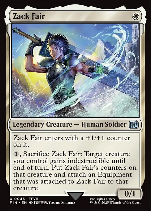 Zack Fair (FIN) 45 - Near Mint