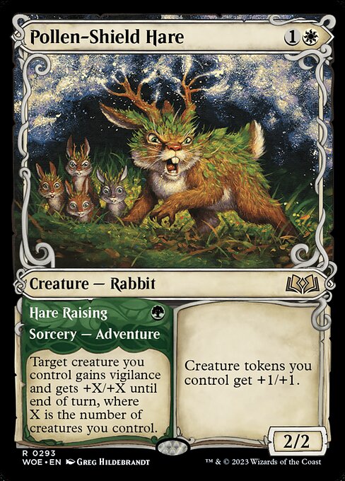 Pollen-Shield Hare // Hare Raising (WOE) 293 - Near Mint