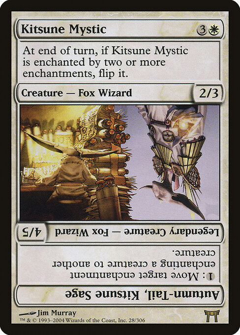 Kitsune Mystic // Autumn-Tail, Kitsune Sage (CHK) 28 - Near Mint