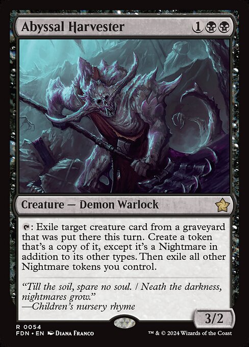 Abyssal Harvester Foil (FDN) #54