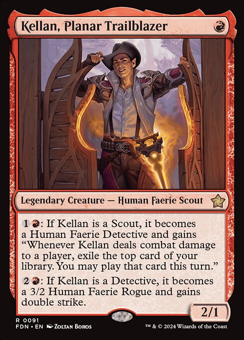 Kellan, Planar Trailblazer Foil (FDN) #91