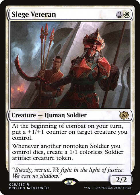 Siege Veteran (BRO) 25 - Near Mint