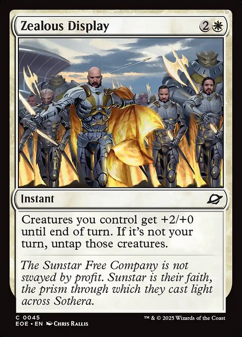 Zealous Display - Edge of Eternities