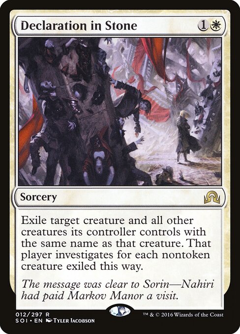 Declaration in Stone (SOI) 12 - Near Mint