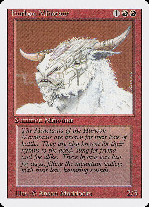 Hurloon Minotaur (3ED) 159 - Near Mint