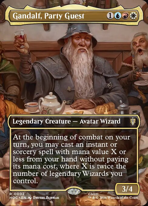 Gandalf, Party Guest (HOC) 2 - Near Mint