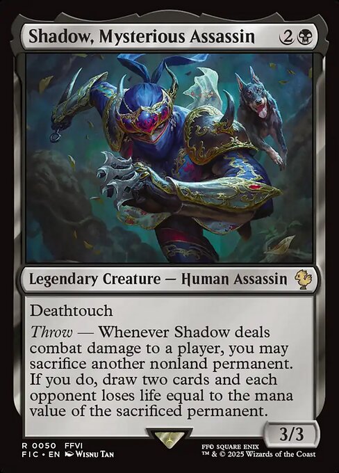 Shadow, Mysterious Assassin (FIC) 50 - Near Mint