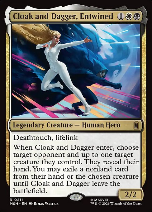 Cloak and Dagger, Entwined (MSH) 211 - Near Mint
