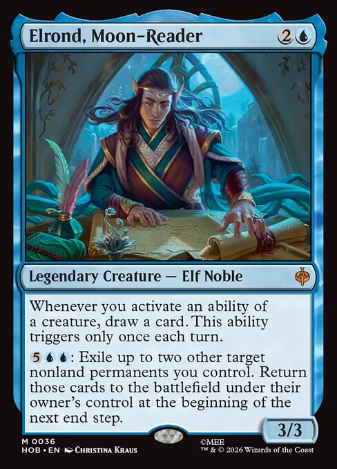 Elrond, Moon-Reader Foil (HOB) #36