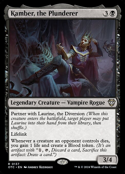 Kamber, the Plunderer (OTC) 137 - Near Mint