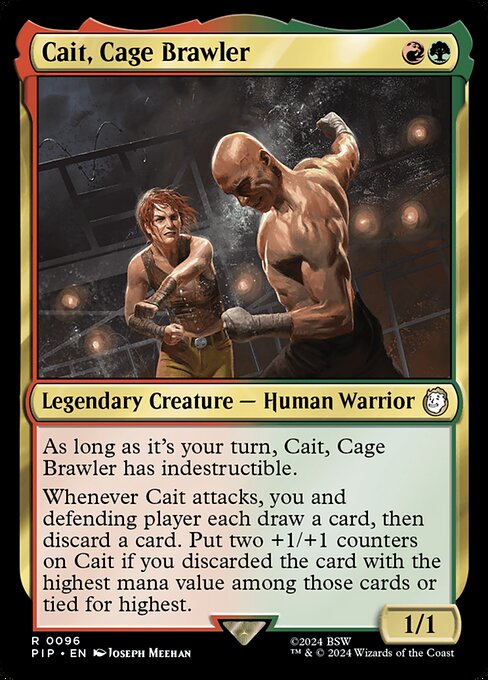 Cait, Cage Brawler (PIP) 96 - Near Mint