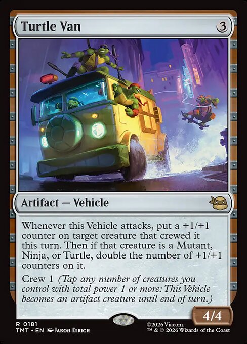 Turtle Van (TMT) 181 - Near Mint