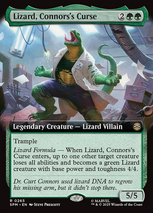 Lizard, Connors's Curse (SPM) 265 - Near Mint
