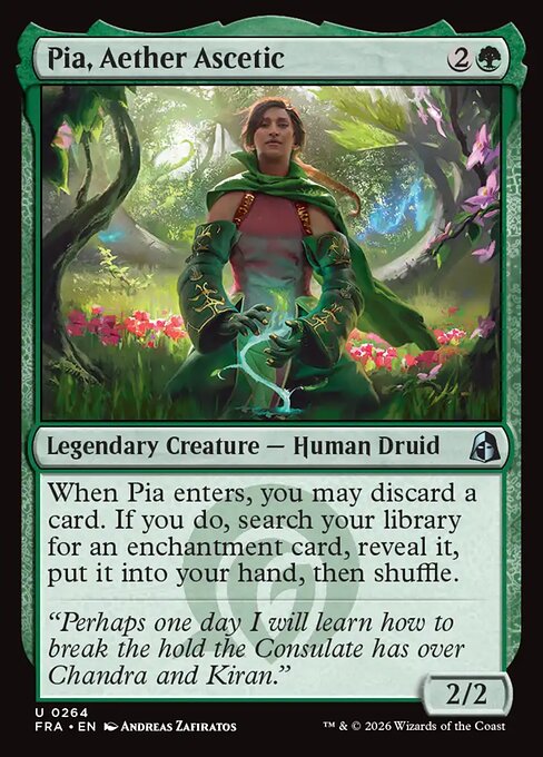 Pia, Aether Ascetic Foil (FRA) #264
