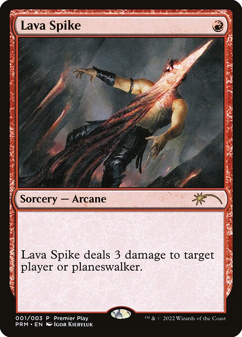 Lava Spike (PPRO) 2022-1 - Near Mint